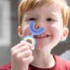 Kixolazr Kids Training Toothbrush - Rainbow U-Shaped Silicone Toothbrushes | Portable Tooth Brush with Soft Bristles for Boys & Girls view 2