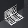 Shurzzesj Side Wall Drain, 304 Stainless Steel Wall Corner 90-degree Drain for 75 Pipes, Household Drainage Accessory for Home, Bathroom, Washroom, Kitchen, Balcony, Yard, Garden, School, Park view 3