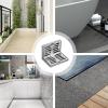 Shurzzesj Side Wall Drain, 304 Stainless Steel Wall Corner 90-degree Drain for 75 Pipes, Household Drainage Accessory for Home, Bathroom, Washroom, Kitchen, Balcony, Yard, Garden, School, Park view 4
