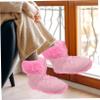 HAPINARY USB Electric Heating Shoes Bowknot Style Pink Detachable Foot Warmer Slippers Rechargeable Heat Shoes for Winter Indoor Office Use view 4