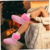 CALLARON Electric Heating Shoe Inserts USB Foot Warmer Detachable Pink Butterfly Warm Shoes for Women Winter Indoor Outdoor Practical Foot Warmer view 2