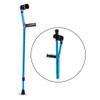 RajoNN Crutch Portable Collapsible Arm Elbow Crutches Thickened Aluminum Disabled Armpit Rehabilitation Walker,2PCS Warm life view 1