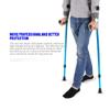 RajoNN Crutch Portable Collapsible Arm Elbow Crutches Thickened Aluminum Disabled Armpit Rehabilitation Walker,2PCS Warm life view 2