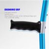 RajoNN Crutch Portable Collapsible Arm Elbow Crutches Thickened Aluminum Disabled Armpit Rehabilitation Walker,2PCS Warm life view 3