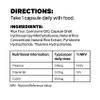 Co-Enzyme Q10 200mg (60 Capsules) from Woods Supplements | with Thiamine & Vitamin B6 | Easy-to-Swallow Vegan Capsules | Fast Absorption view 3