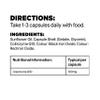 Co-Enzyme Q10 100mg (120 Capsules) from Woods Supplements | Easy-to-Swallow Capsules | Fast Absorption | Co-Enzyme Q10 Plays a Vital Role in converting Food into Energy view 3