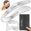 3-in-1 Stainless Steel Muscle Scraper Tool Set for IASTM Therapy - Skin Scraping Massage Tools for Soft Tissue Mobilization - Deep Tissue Gua Sha for Arms, Legs & Back - by Cozlow view 1