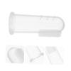 FRCOLOR 3pcs Finger Baby Toothbrush Set Silicone Finger Sleeve Toddler Infant Boys and Girls Teething Training Oral Care for Newborn Boys and Girls view 4