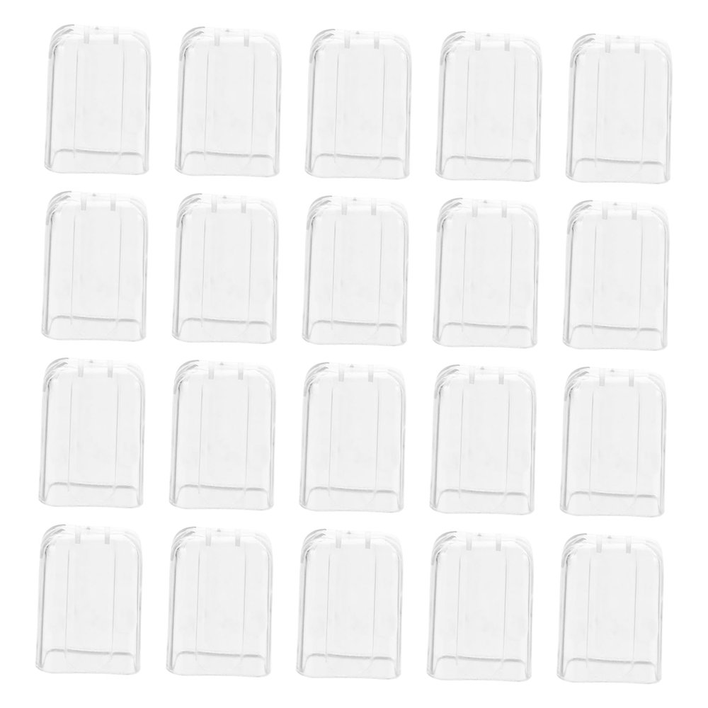 FRCOLOR 20pcs Toothbrush Head Covers Compatible with Electric Oral Toothbrush Heads Protective Cover