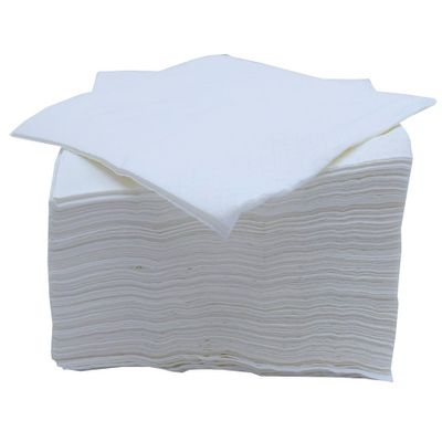 1000 Sheets 2Ply White Napkins 25cm x 25cm Paper Serviettes Eco-Friendly Cocktail Napkins Takeaway Parties