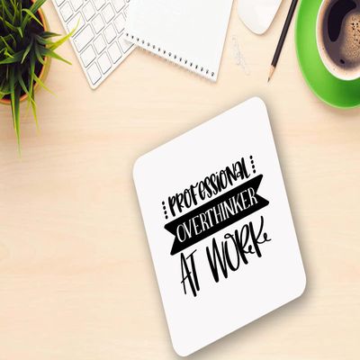 Professional Overthinker at Work - Funny Office Novelty Coffee Tea Cup Gift