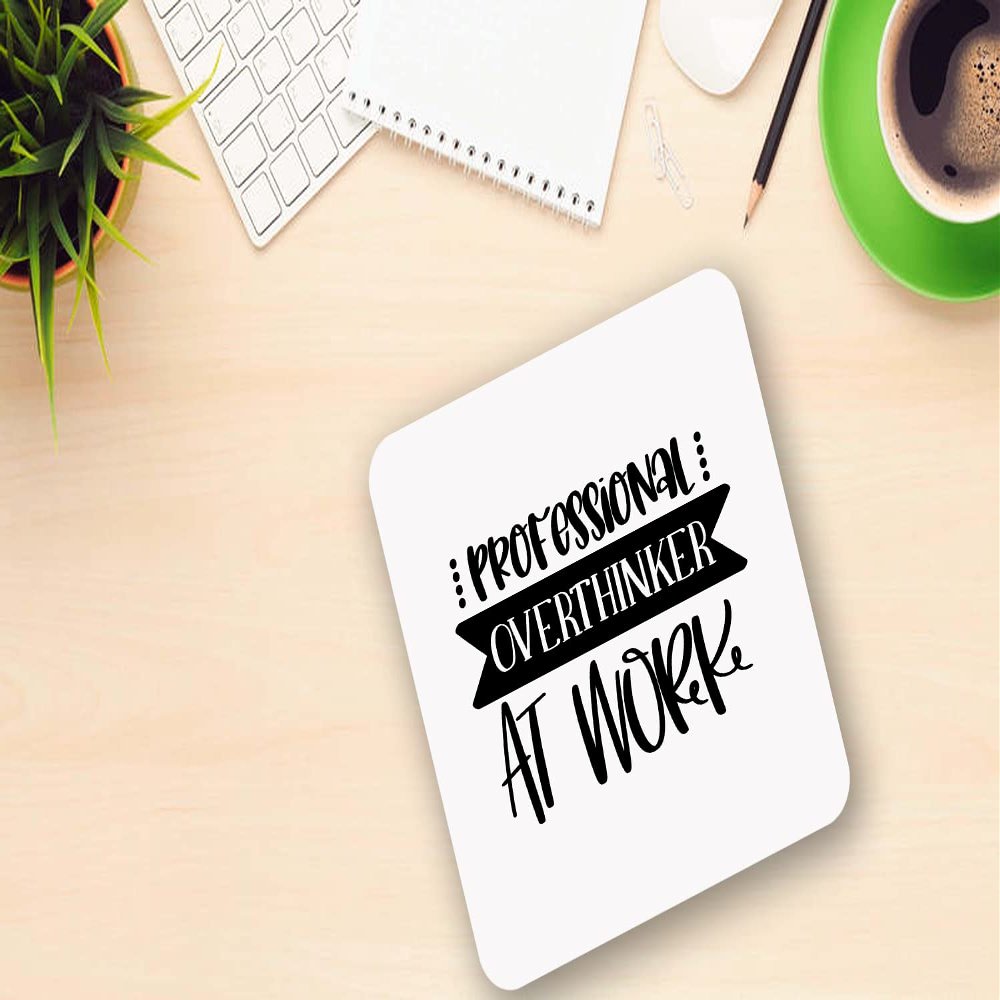 Professional Overthinker at Work - Funny Office Novelty Coffee Tea Cup Gift