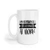 Professional Overthinker at Work - Funny Office Novelty Coffee Tea Cup Gift view 4