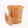 Wood Foot Tub Foot Spa Bath Massager Wooden Foot Tub, Foot Massager Spa, Wooden Foot Tub, Pedicure Footbath, Pedicure Bucket Foot Bath Spa Bowl for Feet Stress Relief (Color : Brown) (Brown) Hopeful view 1