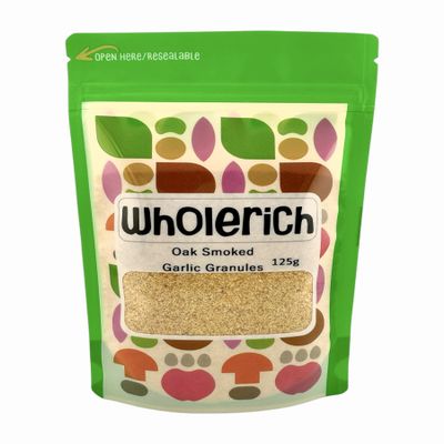 Oak Smoked Garlic Granules 125g - Wholerich Foods
