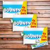 12 Bounty Coconut & Milk Chocolate Snack Bar each 57g view 1