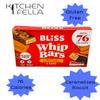 Bliss Whip Bars Gluten Free Caramelised Biscuit | Halal Low Calorie Snacks | High Fibre Vegetarian Cereal Bars | 3 x 5 Pack | With Kitchen Fella Movie Night Treats Guide | Less than 80 Calories view 4
