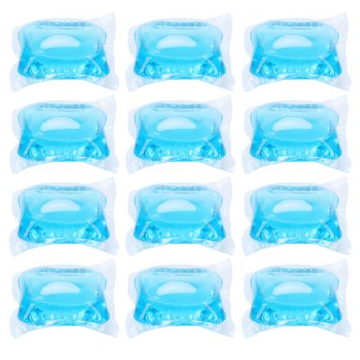 60Pcs Laundry Beads, Laundry Washing Beads Detergent Liquid Capsule Ball Fragrance Beads Travel Washing Supplies, Soft Clothing Diffuser for Washing Machine (deep blue ocean)