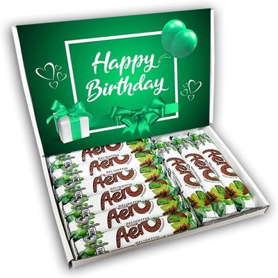 Aero Mint Milk Chocolate Bars Gift Box Hamper Birthday Present