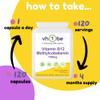 Vitamin B12 Methylcobalamin 1000mcg  High Absorption Vegan B12 for Energy, Focus & Immunity  120 Capsules view 4