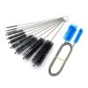 11 Pcs Long Straw Brush, Pipe Cleaners Brush,61Inch Stainless Steel Double-Ended Hose Brush 7.8Inch Nylon Long Tube Cleaning Brush for Home Kitchen Sink Plumbing view 1