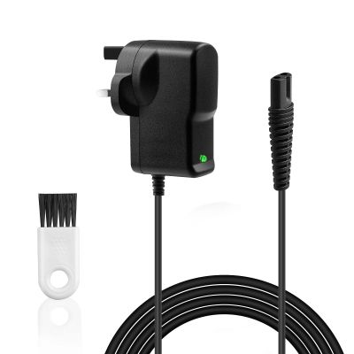 12V for Braun Shaver Charger Cable Series 1 3 5 7 9 Trimmer Beard Electric Razor Shaver Adapter Power Cord UK Plug with Light for Epilator Silk-Epil 9/7/5, 5544/3040S/5409/7220/9090cc/9095cc