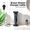 12V for Braun Shaver Charger Cable Series 1 3 5 7 9 Trimmer Beard Electric Razor Shaver Adapter Power Cord UK Plug for Epilator Silk-Epil 9/7/5, 5544/3040S/5409/7220/9090cc/9095cc (No Light) view 4