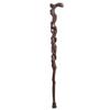Cane Crutch Solid Wood Cane Root Carving Black Rosewood Whole Material Mahogany Walking Stick African Ebony Tree Root Carving Crutches Suitable for Elderly Gifts crutch-11.19 Lucky Star view 1