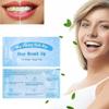 Glixoft 50pcs Teeth Cleaning Wipes Teeth Wet Wipes Dental Care Wipes Disposable Finger Wipes Residue Stains Remove Wipe Oral Hygiene Tools view 3