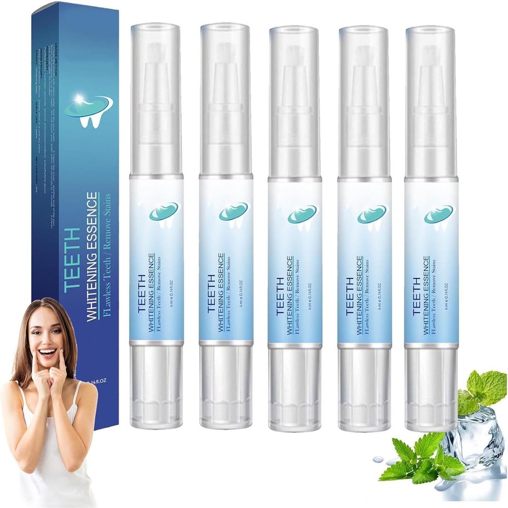 Berry Bountiful Teeth Whitening,Berry Bountiful Teeth Whitening Essence,Teeth Whitening Pen,Teeth Whitening Gel,Gum Shield Therapy Gel,Fast and Effective Removal Tooth Stain Removal (5 Pcs)