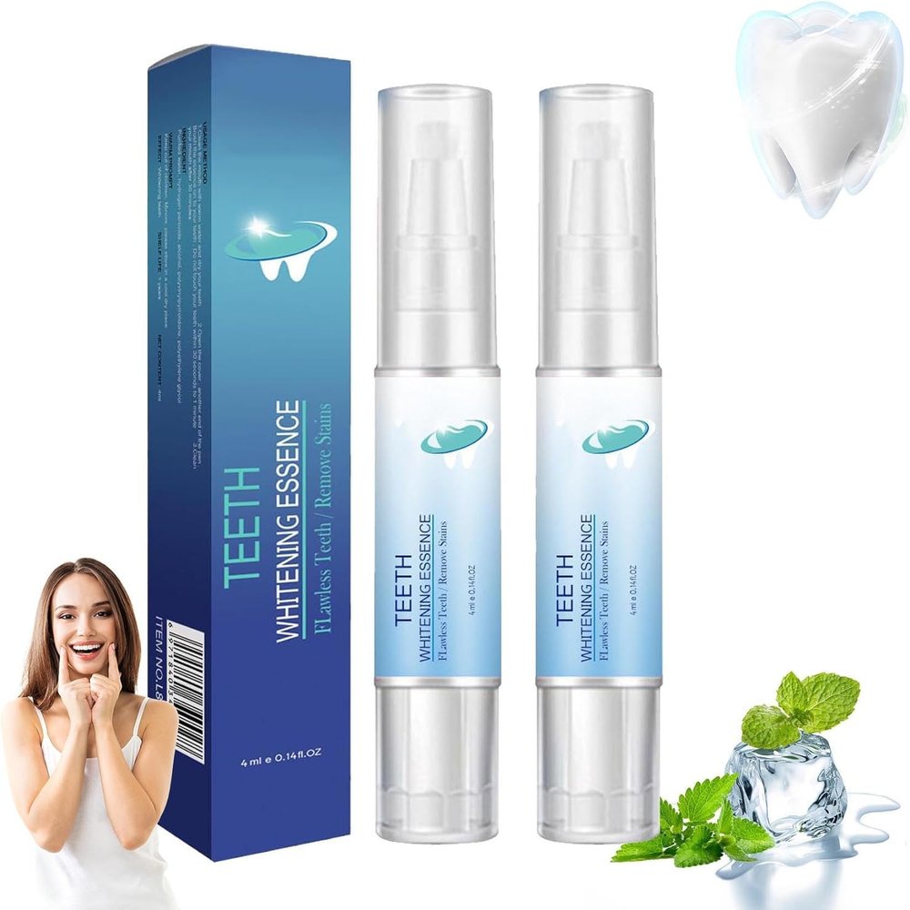 Berry Bountiful Teeth Whitening,Berry Bountiful Teeth Whitening Essence,Teeth Whitening Pen,Teeth Whitening Gel,Gum Shield Therapy Gel,Fast and Effective Removal Tooth Stain Removal (2 Pcs)