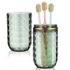 Healeved Toothbrush Holder Travel Mouthwash Cup Reusable Toothpaste Container Unique Design Multipurpose Organizer for Toiletries Makeup Brushes and More Toothbrush Case view 1