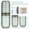 Healeved Toothbrush Holder Travel Mouthwash Cup Reusable Toothpaste Container Unique Design Multipurpose Organizer for Toiletries Makeup Brushes and More Toothbrush Case view 4
