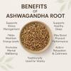Ashwagandha Root (Withania somnifera) 100g | 100% Pure Dried Root for Herbal Infusion | Raw & Wild-Harvested view 3