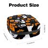 Period Bags for School, Sanitary Napkin Storage Purse, Zipper Menstrual Cup Pouch, Tampon Bags for Women Halloween Ghost Cat Pumpkin Bat view 2