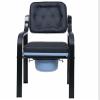 001, Commode Toilet Chair,Deluxe Comfort Commode with Padded Seat Heavy Duty Bedside Commode Chair,Elderly Bathroom Safety Frame Toilet Seat view 1