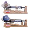 BAOSHIDAER Three-beam mechanical balance scale, 2610 G / 0.1 G laboratory analytical weight set with zero adjustable tare function and magnetic damping for scientific research and food industry view 2