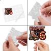 18pcs Red Glitter Neon Light Happy Birthday 6 Roller Skates Dessert Cupcake Topper Pick for 80s 90s Retro Hip Hop Roller Skating Theme Decor Supplies Boys Girls Happy 6th Birthday Party Decorations view 4