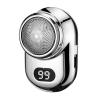 VALINK Mini Shaver,Electric Razor for Men with LCD Display and Mirror, Wet and Dry for Home and Travel Silver view 1