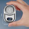 VALINK Mini Shaver,Electric Razor for Men with LCD Display and Mirror, Wet and Dry for Home and Travel Silver view 2