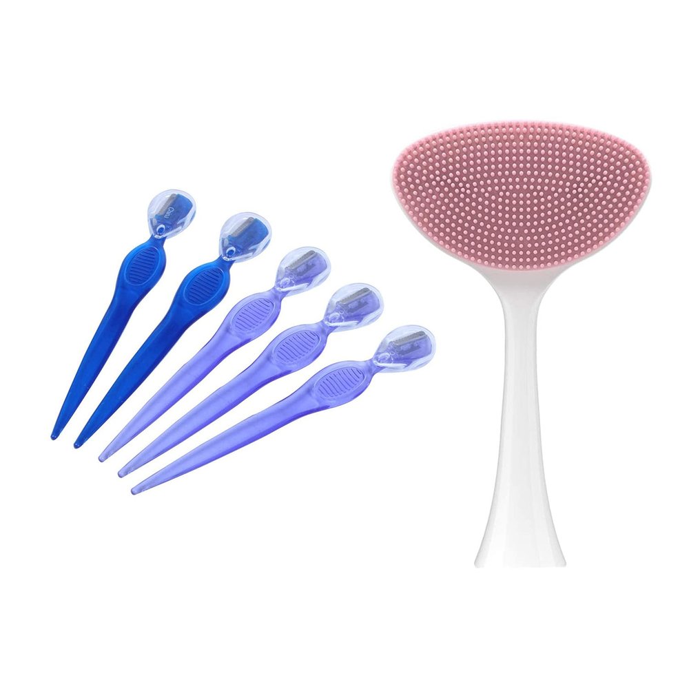 5Pcs Mini Eyebrow Trimmer Safe Hair Shaving Razors with for X3 X5 Electric Toothbrush