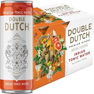 Double Dutch Indian Tonic Water, 6 x 150ml