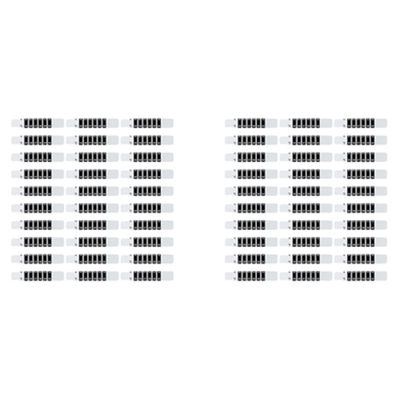 Kioball 60 Pcs Forehead Thermometer Strips Adhesive Thermometer Strips Reusable Thermometer Stickers Discoloration Sticker