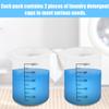 2pcs Laundry Detergent Cups, Handy Soap Measuring Cup Silicone Reusable Washing Machine Liquid Practical Liquid Detergent Measuring Cup Convenient Soap Dispenser Cup Container for Laundry Room view 4