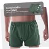 minkissy Comfortable Men's Underwear for Bedridden Patients Easy to Wear and Remove for Post-Surgery Recovery Elderly and Those with Mobility Green view 3