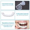 Wttfc Fake Tooth,2 Pairs Clip in Veneers Teeth Veneers Teeth Top And Bottom Set,Teeth Covers,Snap on Dentures Silicone Fake Teeth,Adjustable Snap on Dentures Covers Set for Men And Women view 2