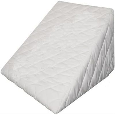 FEELIT Orthopedic Bed Wedge Support Pillow Foam - For Acid Reflux, GERD, reduces back Pain, Snoring and Breathing Problems Great For Sleeping, Reading, Rest Elevation Washable Cover (20" x 18" x 11")