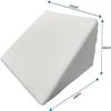 FEELIT Orthopedic Bed Wedge Support Pillow Foam - For Acid Reflux, GERD, reduces back Pain, Snoring and Breathing Problems Great For Sleeping, Reading, Rest Elevation Washable Cover (20" x 18" x 11") view 2