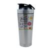 Getagift Thank You For Helping Me Grow, Thanksgiving Gift, 500ml Aluminium Shaker Bottle for Supplement Shakes - Easy Clean, Durable Cup. (Silver) view 1