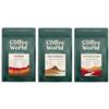 Coffee World, Espresso Enthusiast Bundle, Single Origin & Blends, Roasted in Cambridge, Whole Coffee Beans, Retail Bag (3 x 250g) view 1